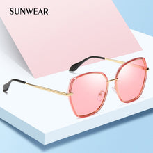 Load image into Gallery viewer, Pink Black Women Sun Glasse