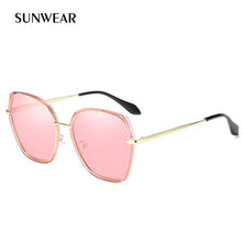 Load image into Gallery viewer, Pink Black Women Sun Glasse
