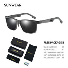 Load image into Gallery viewer, Sunglasses Men Classic Square
