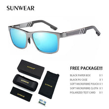 Load image into Gallery viewer, Sunglasses Men Classic Square