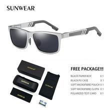 Load image into Gallery viewer, Sunglasses Men Classic Square